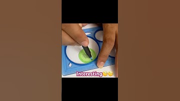 🌀How many rotations did the pen make in total ? |Small Ruler, Big Wisdom |#shorts #2024 #spirograph