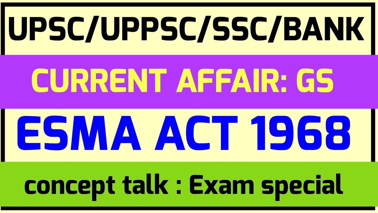 #ESMA_ACT_1968