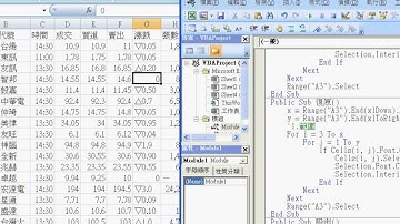 06_如何更改漲跌的顏色(EXCEL VBA自動化 吳老師