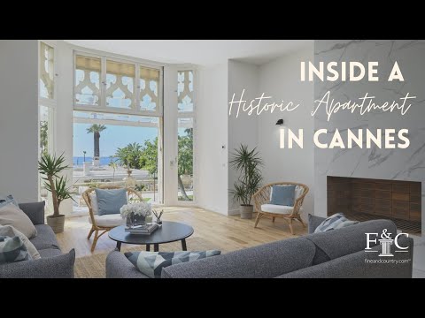 Historic Belle Epoque Apartment With Sea Views, In Cannes