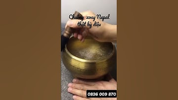 Âm thanh của chuông xoay khi tác động vào nước sẽ tạo ra những gợn sóng. Thật kỳ diệu singingbolws