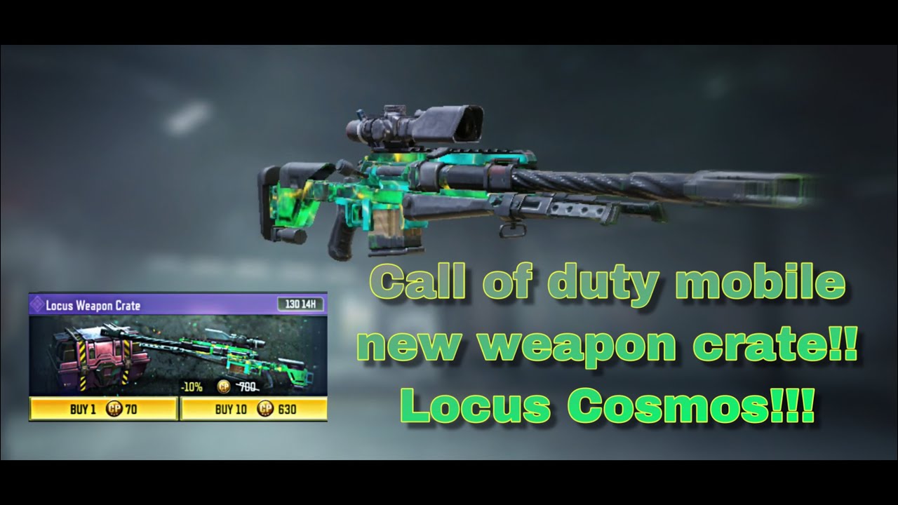 Call of Duty Mobile!New Weapon Crate!!Locus Cosmos - YouTube