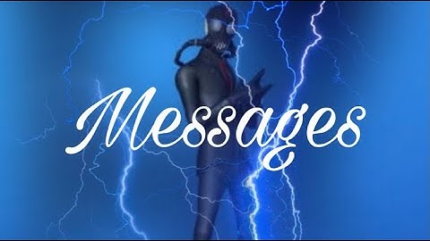 TheHxliday-Messages Fortnite snippet