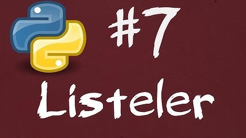 Python3 Lessons 7 - Lists