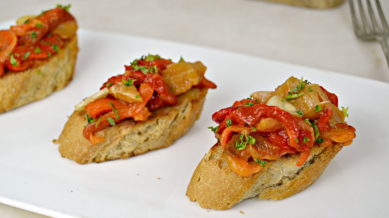 Ensalada de pimiento asado con bacalao ¡Deliciosa y super sencilla!