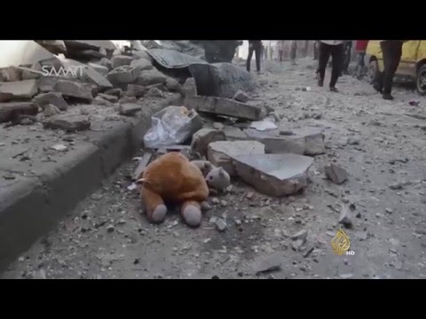 النظام وحليفه الروسي يقصفان محطة تصفية المياه بحلب