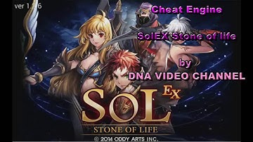Cheat Engine and NOX with SOLex Stone of Life - Android Game - Tutorial