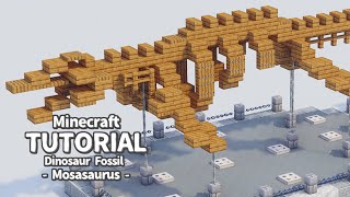 [Minecraft] - How to make Mosasaurus Fossil Specimen -  [Tutorial]