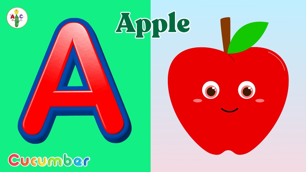 ๐ต ABC Phonics Song for kids - Learn Letters & Sounds! ๐ต A for Apple A ...