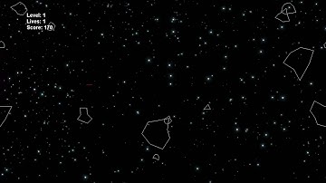 Asteroids Game written from scratch in C++