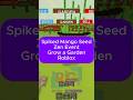 Spiked Mango Seed - Zen Event - Grow a garden - Roblox Gameplay #foryou #fyp #viral #roblox #gaming