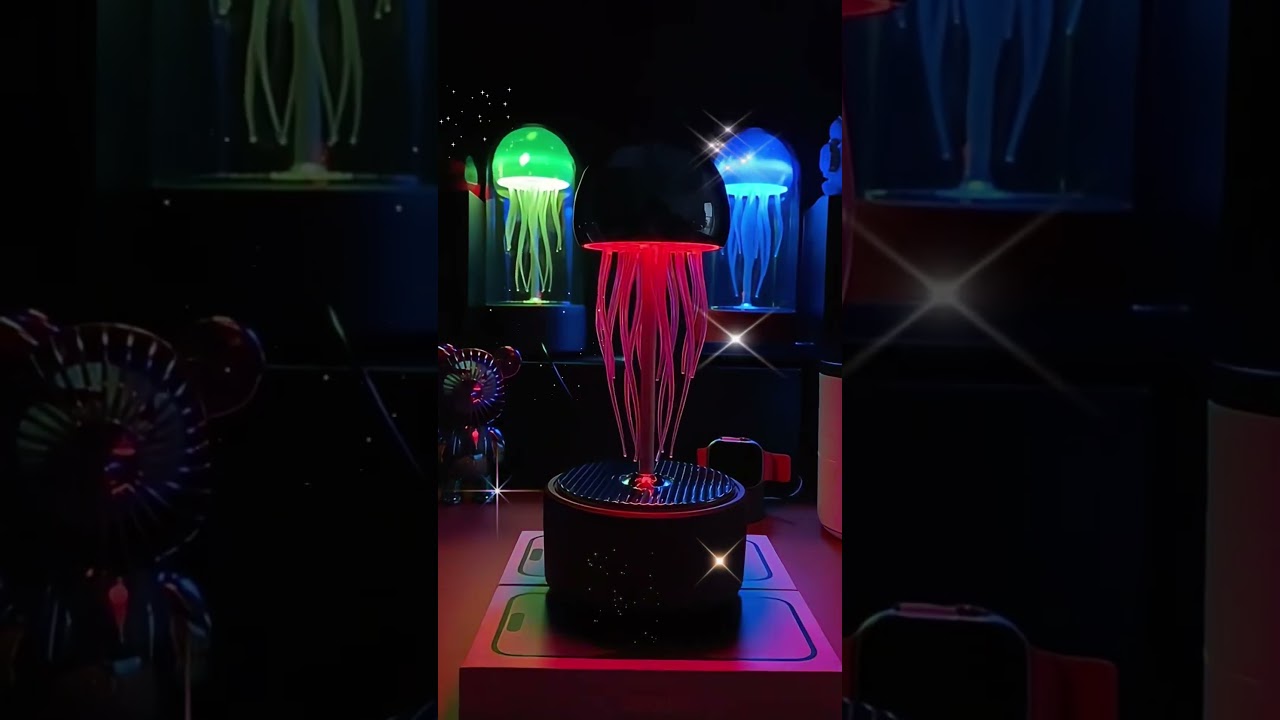 Glowing Jellyfish Night Light for Home Decor 