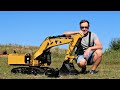 CATERPILLAR 390D HUGE RC Excavator scale 1:8th part 1/ CATERPILLAR 390D RC Bagger 180kg 1:8 Teil 1