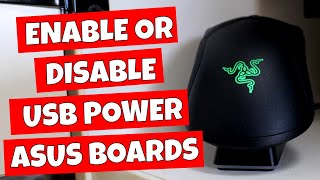 Enable Or Disable USB Power & Charging When PC Is Off ASUS Motherboards screenshot 5