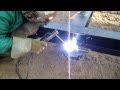 Welding fabrication  welding the frame down