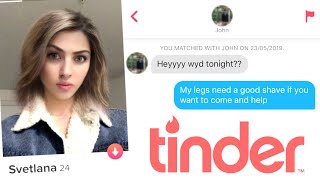 PRETENDING TO BE A GIRL ON TINDER