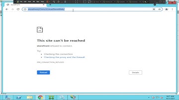 Citrix Storefront - Page can