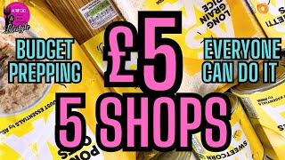 Preppers haul on the budget | £5 weekly prepping haul | UK prepper