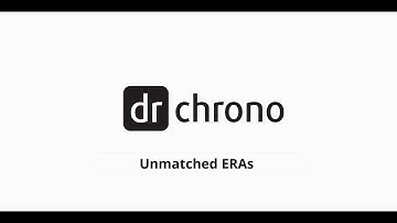 Training: DrChrono Billing | Unmatched ERAs