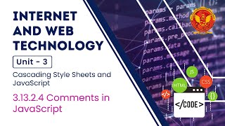 3.13.2.4 Comments in JavaScript | CS504(A) |