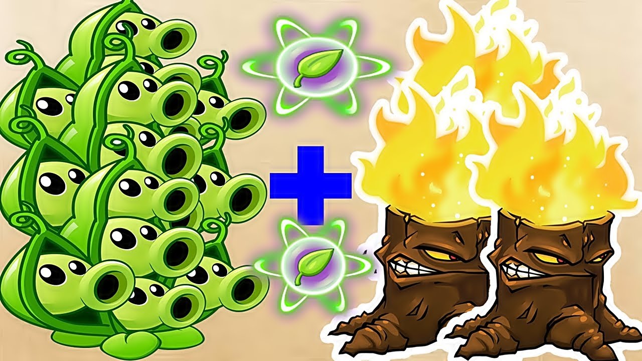 pvz 2 all plants, Power Up, plants, Max Level, zombies, pvz 2 music, Pea Po...