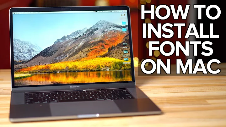 How to Install Fonts on Mac