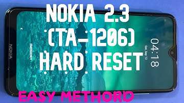nokia 2.3 hard reset