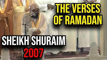 The Verses of Ramadan | Sheikh Shuraim | 15