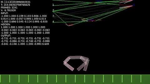 Crawler: HyperNEAT walking robot - the "crab"