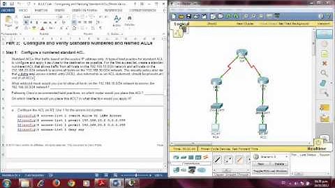 9.2.2.7 Lab - Configuring and Verifying Standard ACLs