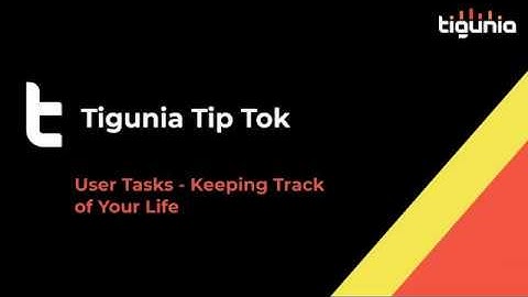User Tasks in Microsoft D365 Business Central - Tigunia TipTok