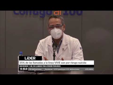 35% de las llamadas que recibe la línea VIVE son por riesgo suicida