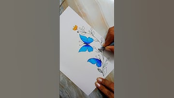 Butterfly borderdesign for frontpage #shortsfeed