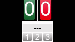 Digital Snooker Scoreboard iOS application (iPhone 5) screenshot 4