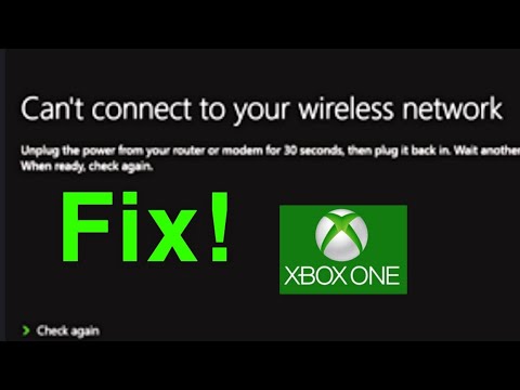 Xbox One Error "Can&rsquo;t connect to wireless connection" EASY FIX!