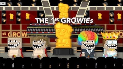 Growtopia | The 1st Annual Growie Awards ft. Seth, Hamumu, and Ubidev