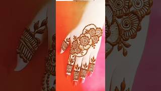 Easy Simple Mandala Mehndi design for hands #mehndi #henna #youtubeshorts #viral #shorts #trending