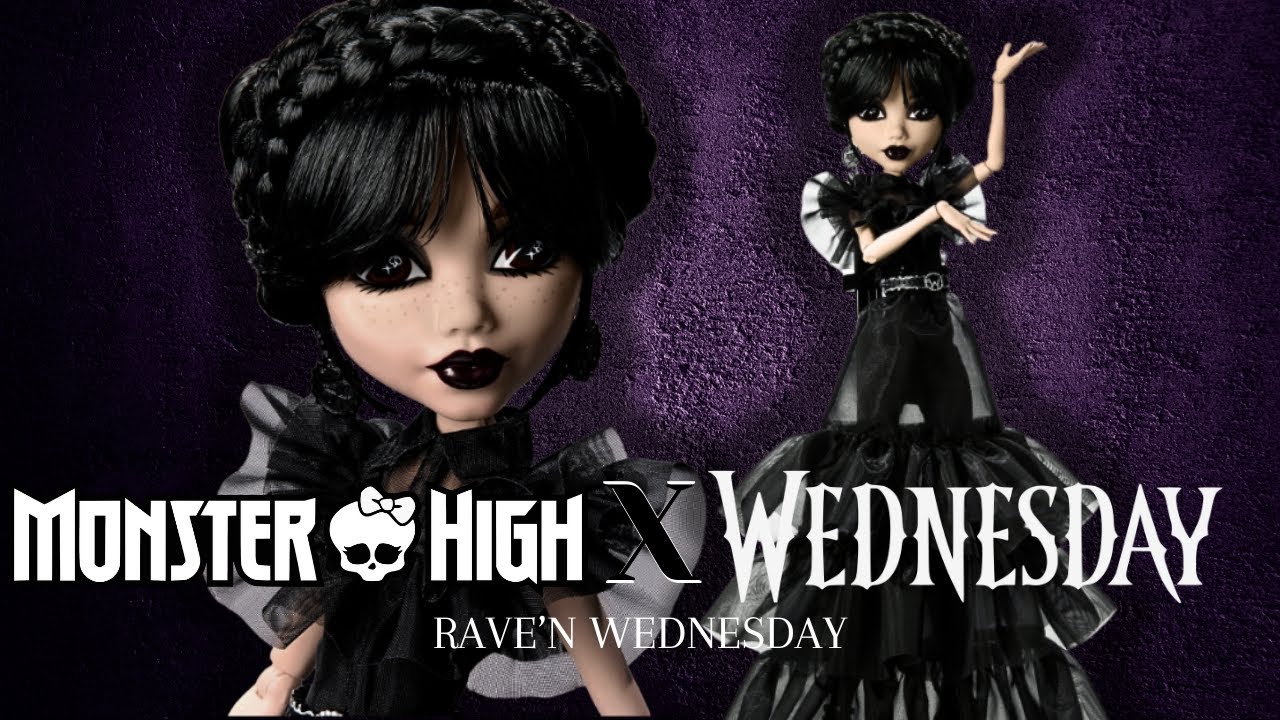 Monster High x Rave'n Wednesday Doll Unboxing! - YouTube
