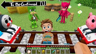 TRAPS for PAW PATROL vs PJ MASKS in Minecraft - Coffin Meme Thomas THE TANK ENGINE.EXE