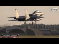 RAF Lakenheath Live! includes F16 and F15's of the USAF on day exercises into darkness