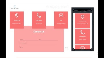 Responsive Contact Section with React and Tailwind CSS