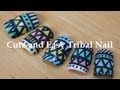 Cute and Easy Tribal Nail