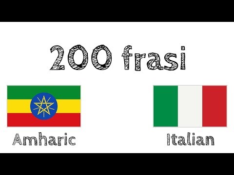 Video: Quanti alfabeti amarico?