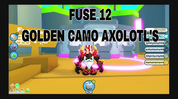 What happens if you fuse 12 GOLDEN CAMO AXOLOTL  ( Pet Simulator X )