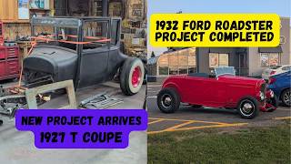 32 Roadster Officially Finished, Another project arrives and more work on the 33 Coupe