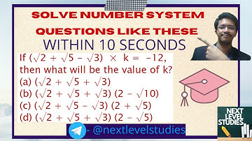 Solve NUMBER SYSTEM Questions Like these within 10 seconds | IPMAT 2020 | NEERAJ GOEL