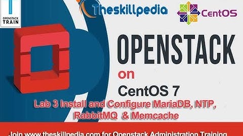 Openstack Install and Configure Chrony NTP Server and Client and MariaDB