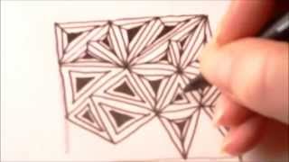 How to draw tanglepattern Fassett