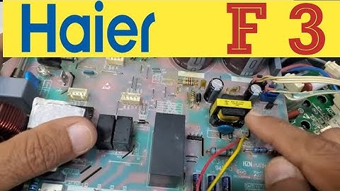 Haier DC inverter AC F3 error code.