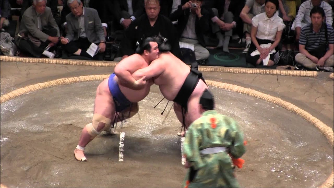 照ノ富士 vs 琴奨菊 2015大相撲五月場所7日目 Terunofuji vs